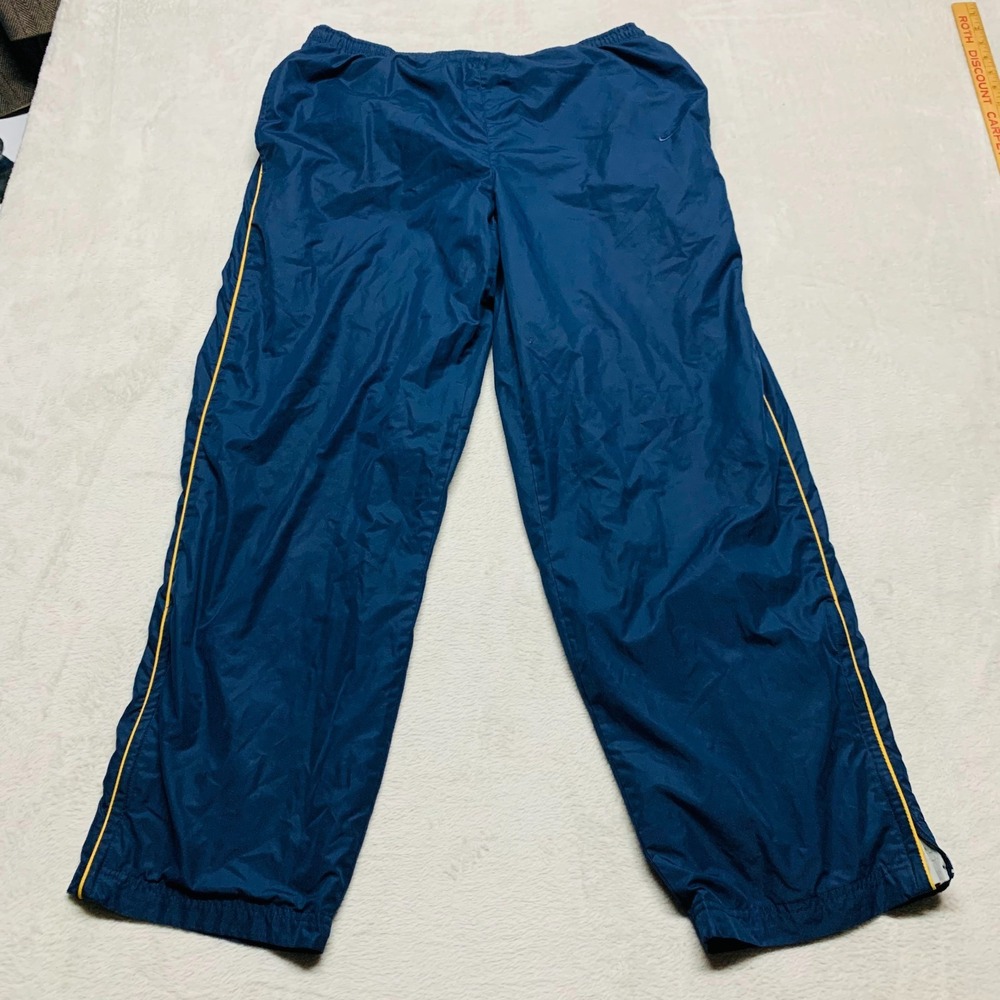 Vintage Y2K Nike Cotton-Lined Windbreaker‎ Pants Men's L Baggy Fit
